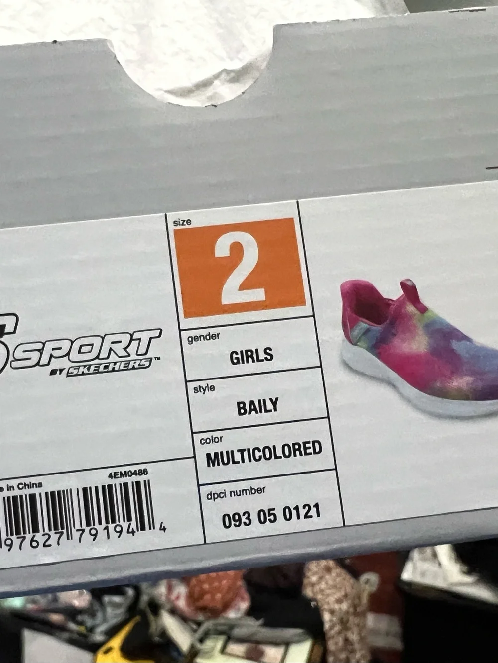 Skechers Women's Multi-Color Tie-Dye Slip-On Sneakers